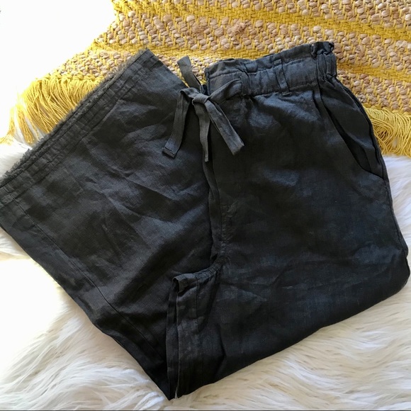 Anthro Cloth & Stone Namua Wide Leg Linen Pants - Picture 8 of 15